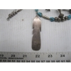 Image 2 : NAVAJO SILVER SQUASH BLOSSOM NECKLACE W/FEATHER PENDANT, SIGNED