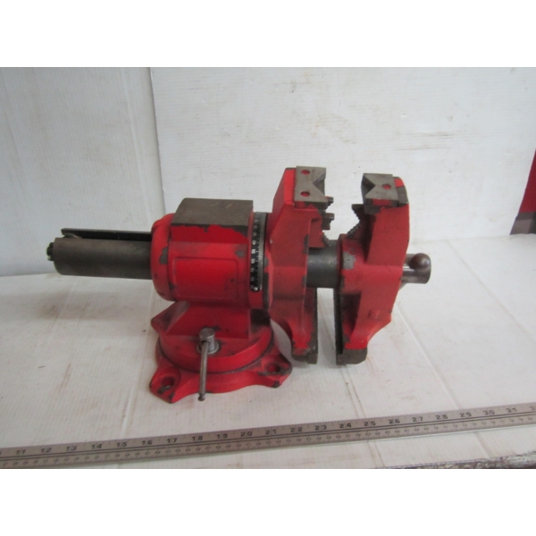 RED SWIVEL VISE