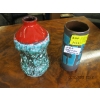 Image 1 : 2 WEST GERMAN FAT LAVA MCM VASES