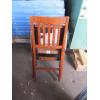 Image 2 : PAIR OF FOLDING WOOD FRAMED CHAIRS