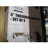 Image 2 : 2 SETS 4 - 5" THREADED CASTORS