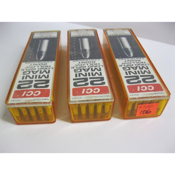 CCI 22 MINI MAG LONG RIFLE HOLLOW POINT|3X100 ROUND BOXES