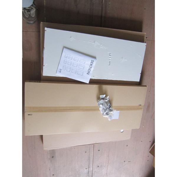 NEW IKEA CABINET 36X14 3/4X40" - COMPLETE W/HINGES, DOORS & SHELVES