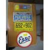 Image 1 : MISC. ESSO SIGN, 1959 QUEBEC LICENCE PLATE, ETC.