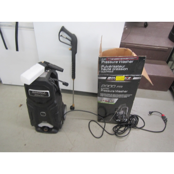 SIMMONS 2000PSI ELECTRIC PRESSURE WASHER