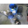 Image 1 : BUCKET W/MISC. WELDING HELMET, GRINDING SHIELD, NAIL POUCH, ETC.