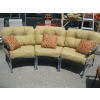 Image 2 : MATCHING 3 PIECE OUTDOOR PATIO SOFA & SINGLE CHAIR