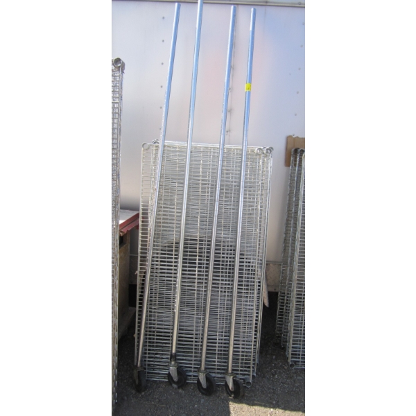 DISMANTLED 5 SHELF METRO RACK