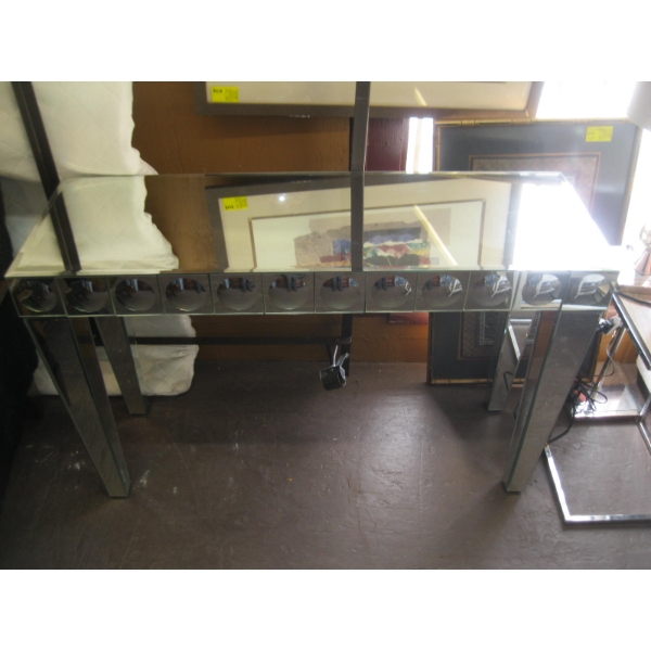 MIRRORED DECORATIVE HALL TABLE