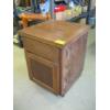 Image 1 : SMALL OAK SINGLE DRAWER SINGLE DOOR NIGHT STAND