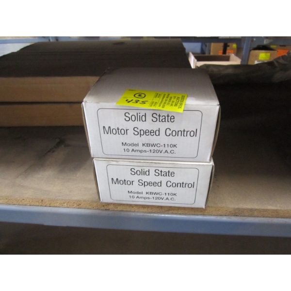 2 MOTOR SPEED CONTROLS - 10 AMP
