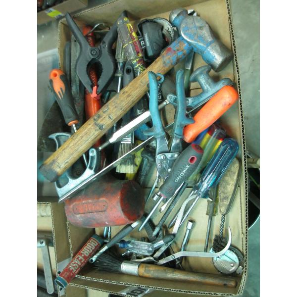 MISC. HAMMER, SCREWDRIVERS, CUTTERS, ETC.