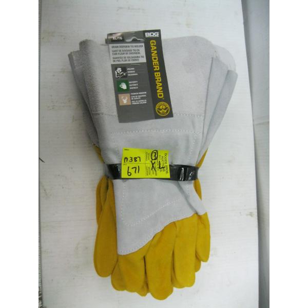 3 PAIR OF LEATHER GLOVES