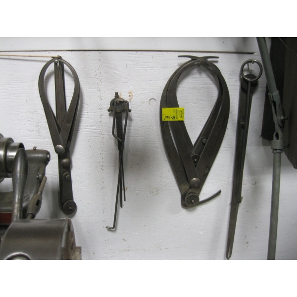 MEASURING TOOLS - OUTSIDE & INSIDE CALIPERS, ETC.