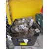 Image 3 : BASKET OF COPPER SKIMMERS, CLEAR FOOD PANS, ETC.