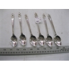 Image 1 : 6 STERLING SILVER TEASPOONS, APPROX. 120G