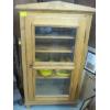 Image 2 : GLASS DOOR LOCKING PINE CABINET