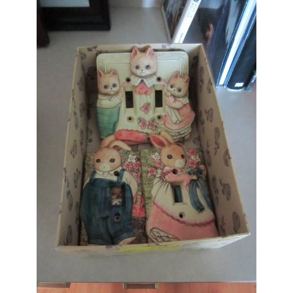 4 BUNNY LIGHT SWITCH COVERS