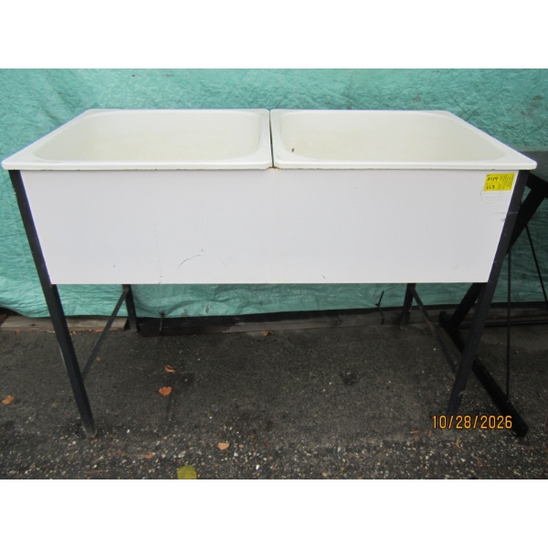 DOUBLE ENAMEL SINK