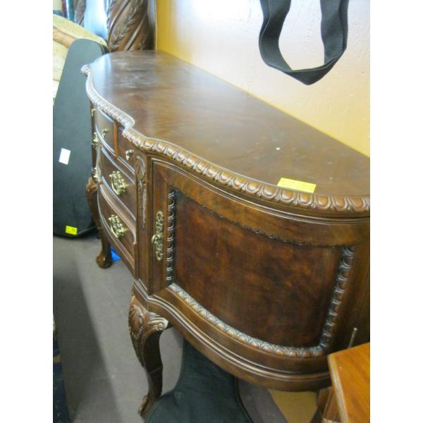 LG. MULTI DRAWER SIDEBOARD W/BALL & CLAW FEET