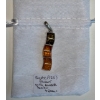 Image 1 : SILVER .925 PENDANT W/AMBER STONE