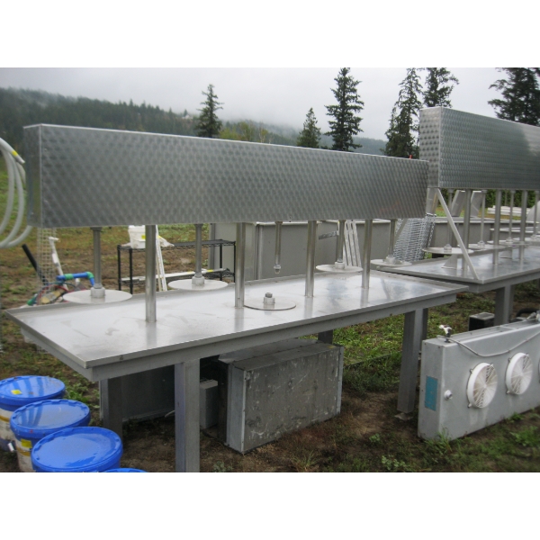 CHEESE PRESS APPROX. 9'X37" - PNEUMATIC