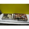 Image 1 : MISC. CHRISTMAS TREE ORNAMENTS & BOX OF ROCKS