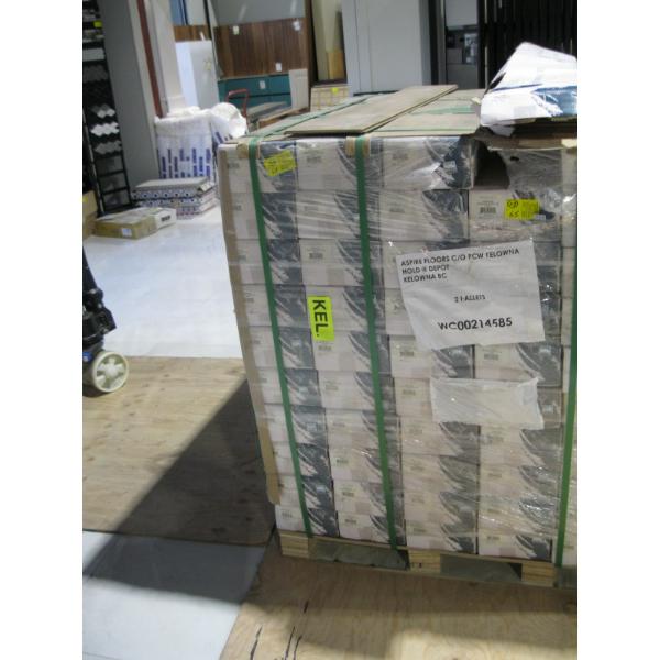 30 BOXES OF ESTATES TRANSCEND "RIVER" LAMINATE FLOORING