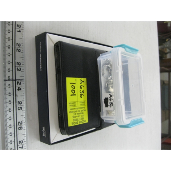 SM. TUB OF JEWELLERY, KOBO READING TABLET