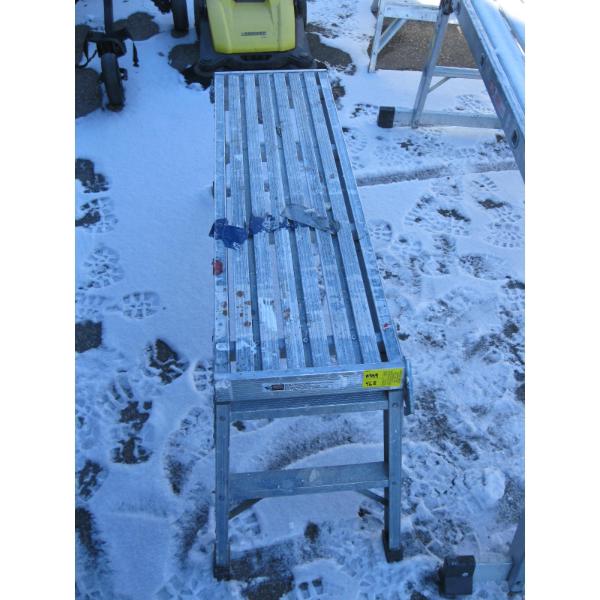 FOLDING ALUMINUM SCAFFOLD PLANK