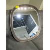 Image 1 : WOOD FRAMED MIRROR, APPROX. 70CMX70CM