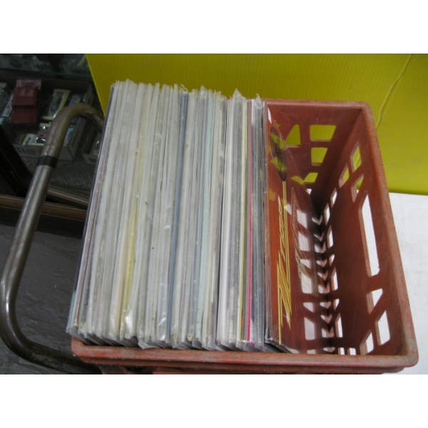 CRATE OF RECORDS