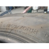 Image 2 : SET OF 5 TIRES - LT265/70R18 - 4 ARE ON GM CHROME 8 BOLT RIMS