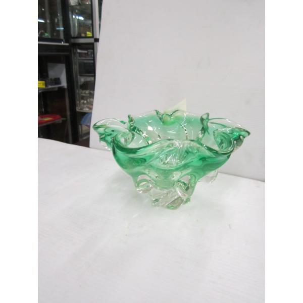 GREEN GLASS BOWL
