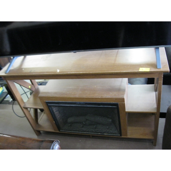 WOOD SHELF FIREPLACE
