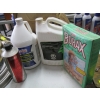 Image 4 : MISC. GAS CAN SPOUTS, WD40, ENGINE CLEANER, HYDRAULIC TRANSMISSION FLUID, ETC.