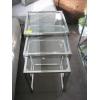 Image 1 : SET OF GLASS & CHROME NESTING TABLES