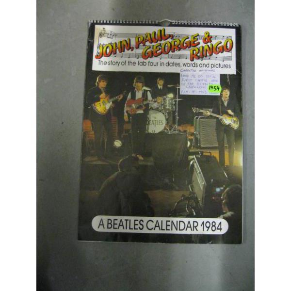BEATLES 1984 CALENDAR