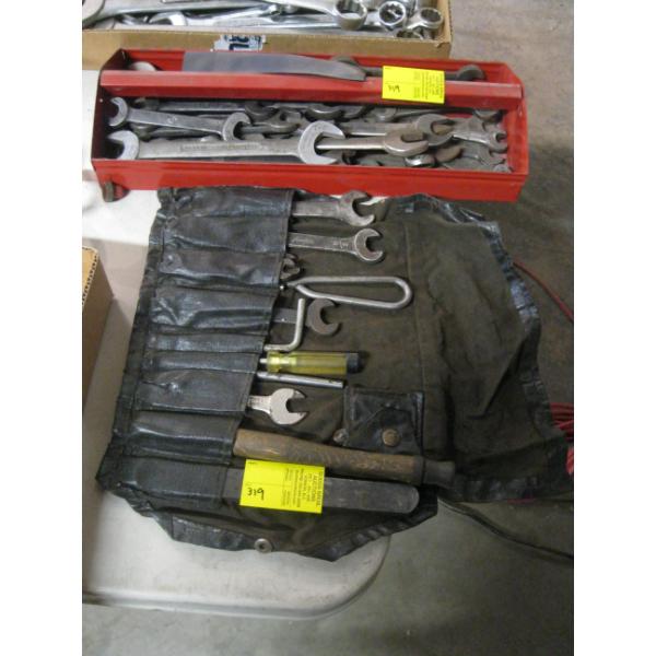 LOT OF ASST'D - OPEN END WRENCHES, ETC.