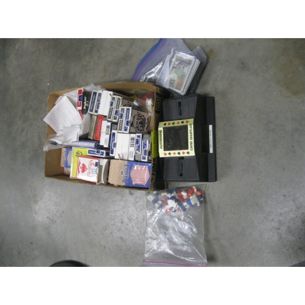 ASST. CARDS, CARD SHUFFLER, ETC.