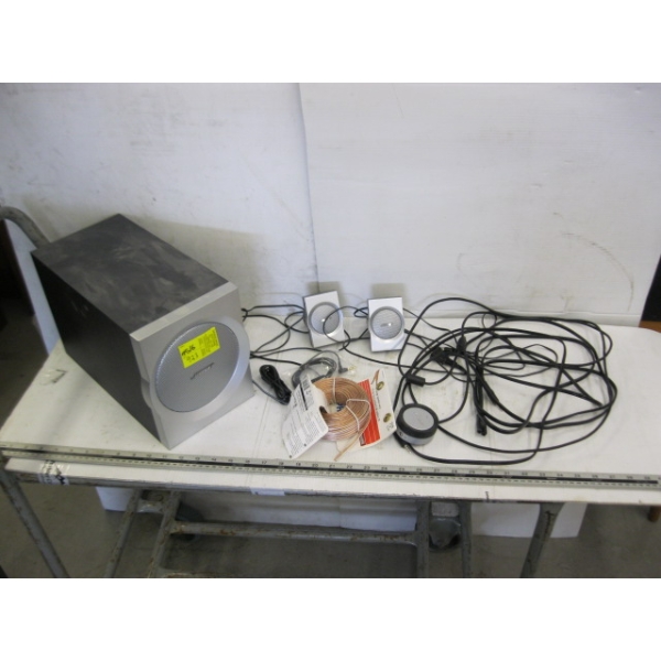 BOSE SPEAKER SYSTEM - 2 SM. & 1 LG