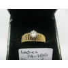 Image 1 : LADIES 14-18KT DIAMOND SOLITAIRE RING, .42CTS, W/A $3,165 - SZ 7
