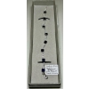 Image 2 : LADIES .925 SILVER BRACELET & MATCHING .925 SILVER NECKLACE, EARRINGS & RING (SZ 9) 