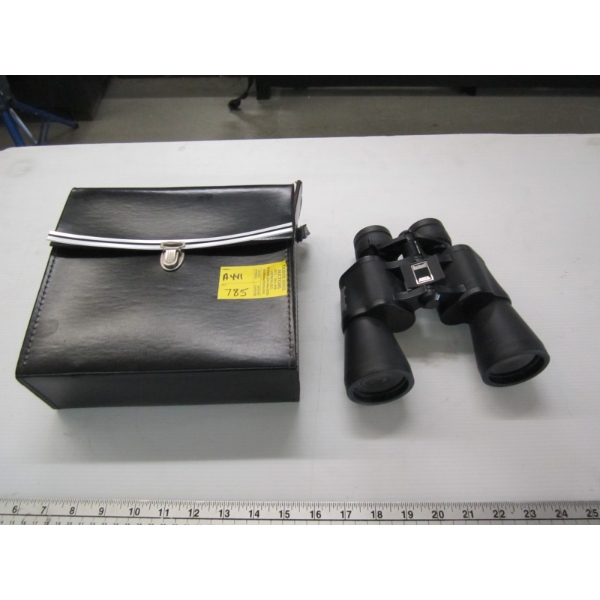 PAIR OF BUSHNELL 9X27X50 ZOOM BINOCULARS