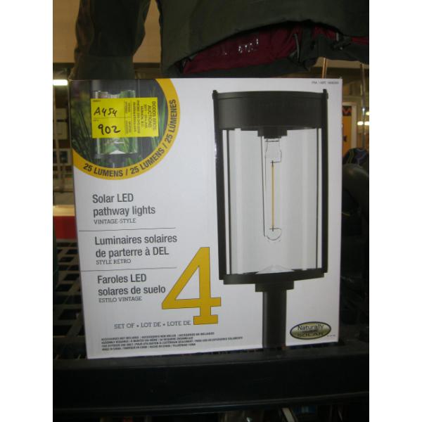 SET OF NEW SOLAR LED PATHWAY LIGHTS