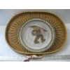 Image 1 : INUIT DISH, WICKER FLAT BASKET, ETC.