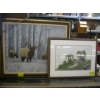 Image 1 : 2 ORIGINAL PAINTINGS OF SHEEP & ELK