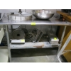 Image 1 : 4' STAINLESS STEEL TABLE