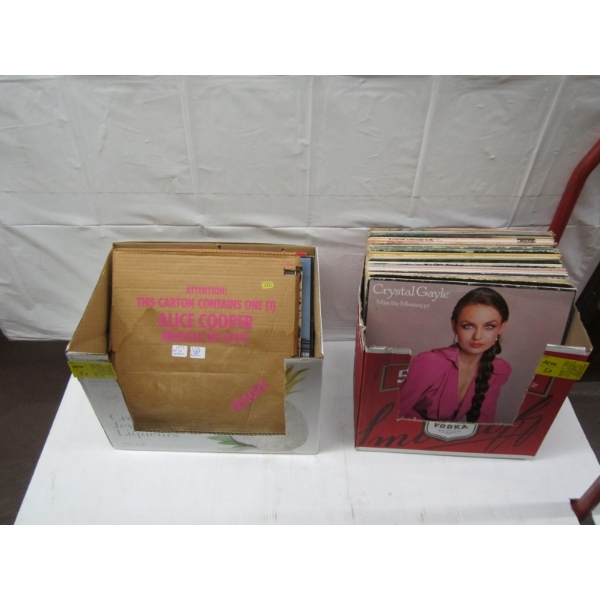 2 BOXES OF ASST. RECORDS