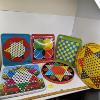 Image 2 : 7 VINTAGE TIN BOARD GAMES & DISNEY TRADING CARDS W/BINDER